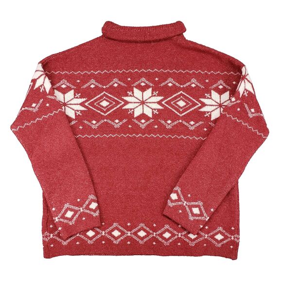 Christian Siriano New York Roll Neck‎ Christmas Sweater Womens Large Soft Turtle - Picture 2 of 6